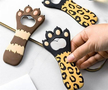 Claw Catz Bottle Opener Kitchen Tools & Utensils KittyNook Black Leopard